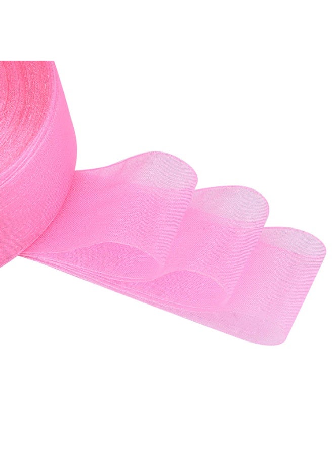 Mordely 3 Rolls Sheer Chiffon Ribbons 1.5 Inches x 25 Yards/Each Roll for Wedding Gift Wrapping Home Decorations - Image 5